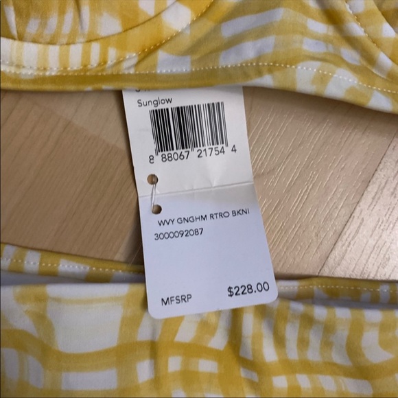 Coach High Rise Swim Yellow Logo Set S New - Picture 2 of 3